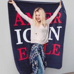 AEO Fleece Blanket NWT